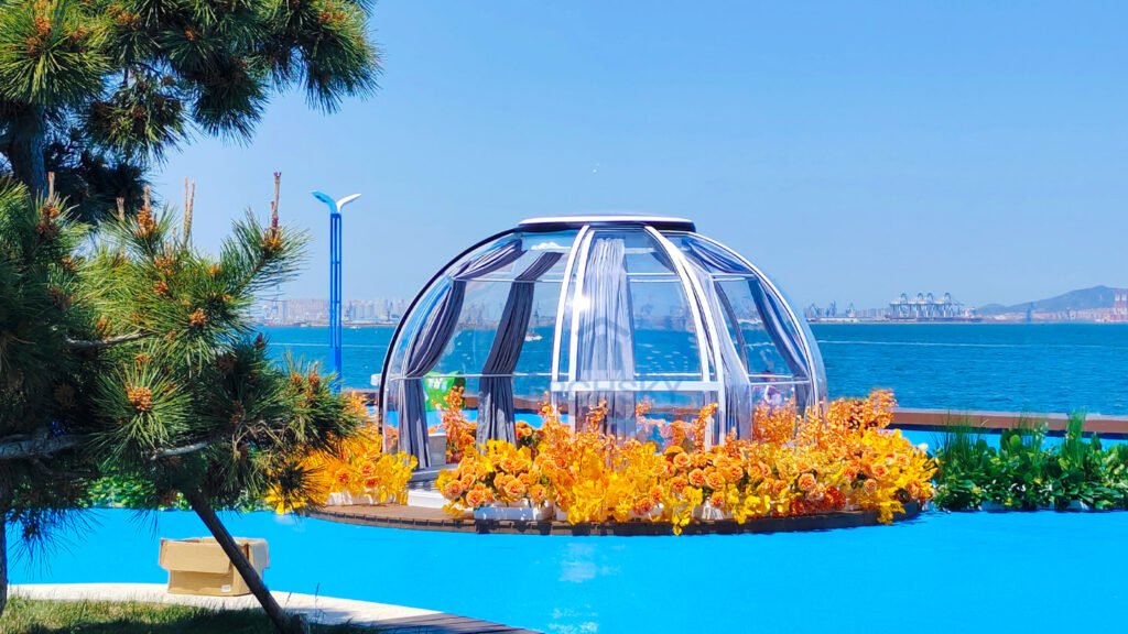 Seaside Dome Sunroom with Panoramic Views