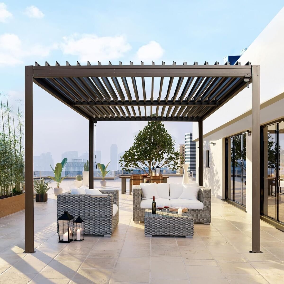 Aluminum Louvered Pergola