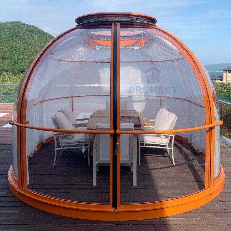 Conference Room Style Oval Dome Sunroom