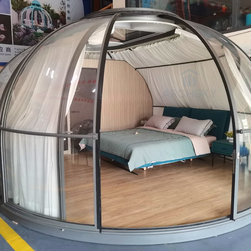 Relaxing Room Style Oval Dome Sunroom