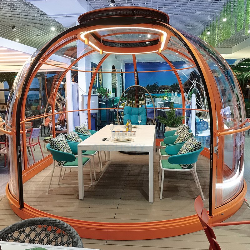 Restaurant Style Oval Dome Sunroom